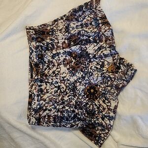 High Waisted Flared Shorts